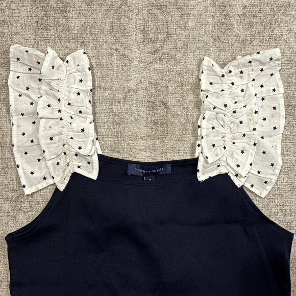 Tommy Hilfiger Polka Dot Ruffle Tank - Picture 2 of 8